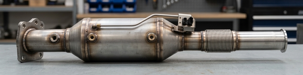 Detalj dela i priprema za ugradnju — DPF filter za SEAT Leon III sa prikazom dela i detalja kompatibilnosti