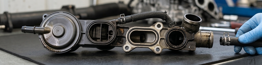 Dijagnostika i pregled — Pregled PCV ventila i separatora ulja na Mercedes C Class W204 / W205 220 CDI