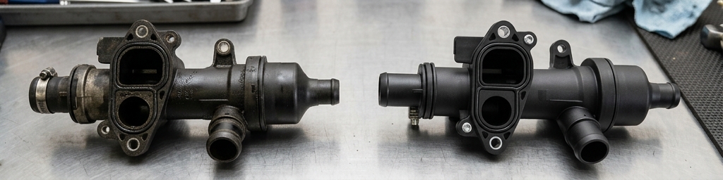 Zamena i detalj dela — Pregled PCV ventila i separatora ulja na Mercedes C Class W204 / W205 220 CDI