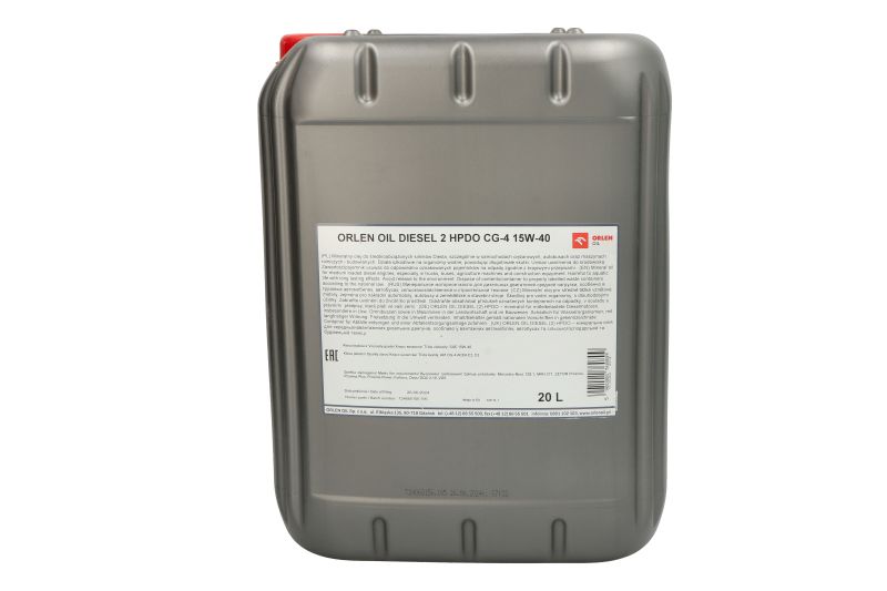 Ulje za motor ORLEN DIE2 HPDO CG-4 15W40 20L
