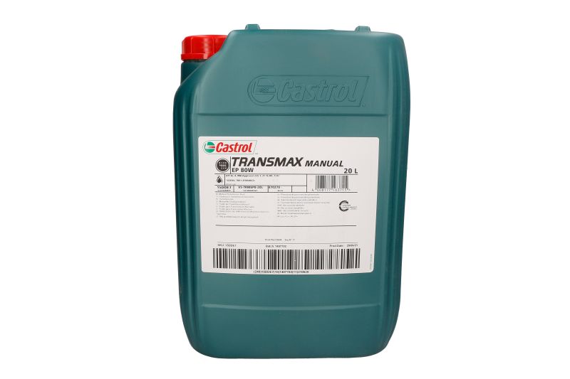 Ulje ručnog menjača CASTROL TRANSMAX M. EP 80W 20L