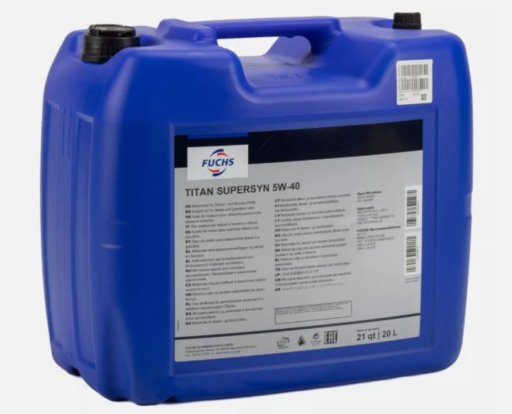 Ulje za motor FUCHS OIL TITAN SUP.5W40 20L
