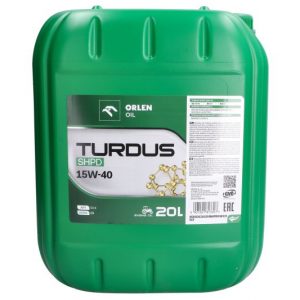 motorno ulje orlen turdus shpd 15w40 20l