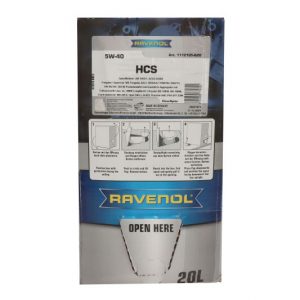 motorno ulje ravenol rav hcs sae 5w40 20l bib