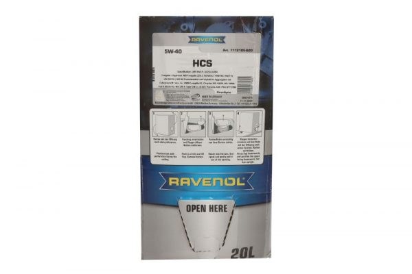 Motorno ulje RAVENOL RAV HCS SAE 5W40 20L BIB