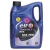 Ulje ručnog menjača ELF TRANSELF NFX 75W 5L
