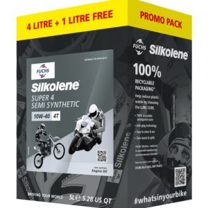 Ulje za motor SILKOLENE SUPER 4 10W40 4L+1L CUBE
