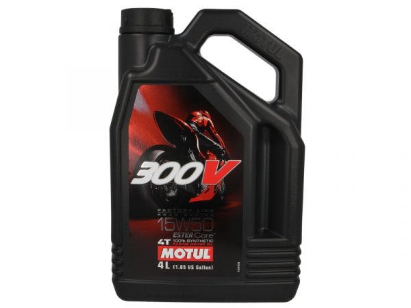 Ulje za četverotaktne motore MOTUL 300VFL 15W50 4L 104129