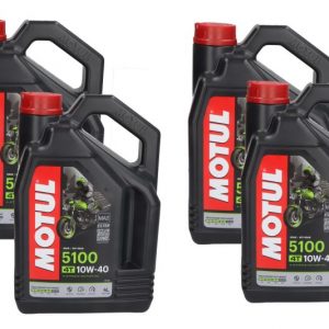 ulje za cetverotaktne motore motul 5100 10w40 4x4l 104068