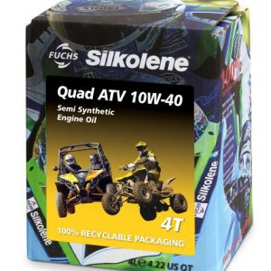 ulje za cetverotaktne motore silkolene quad atv 4 10w40 4l cube