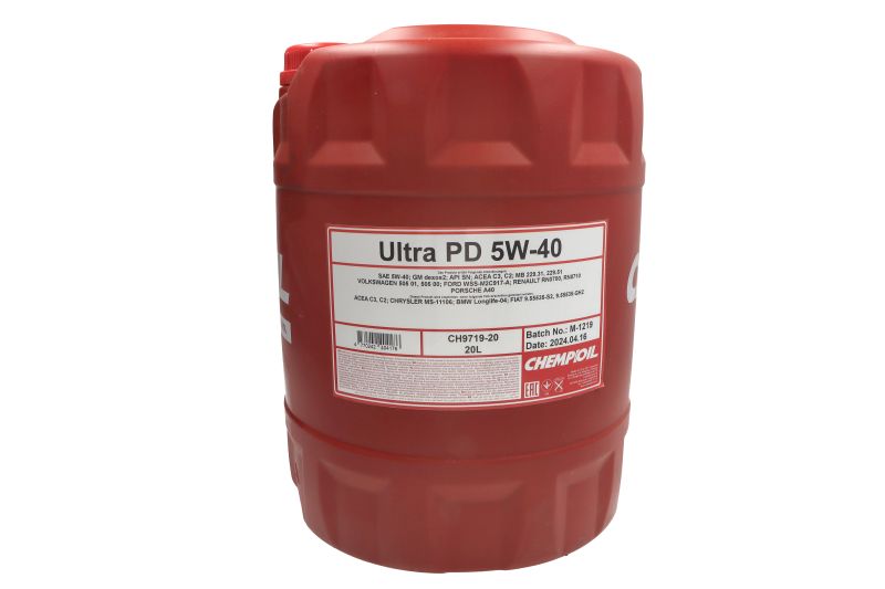 Ulje za motor CHEMPIOIL CH U. PD C3 5W40 20L PL