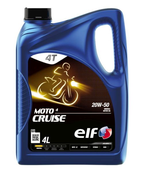 Ulje za motor ELF MOTO 4 CRUISE 20W50 4L