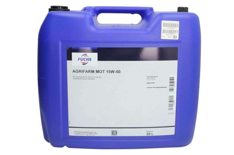 Ulje za motor FUCHS OIL AGRIFARM MOT 15W50 20L
