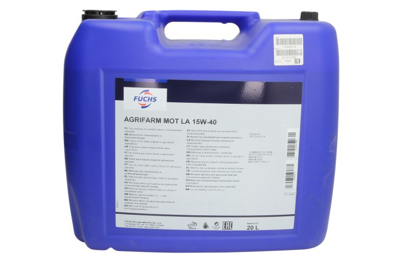 Ulje za motor FUCHS OIL AGRIFARM MOT LA 15W40 20L