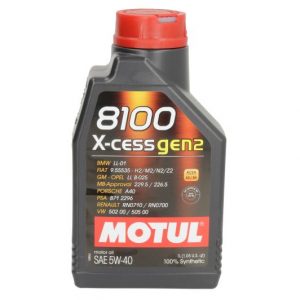 Ulje za motor MOTUL 8100 X-CESS GEN2 5W40 1L
