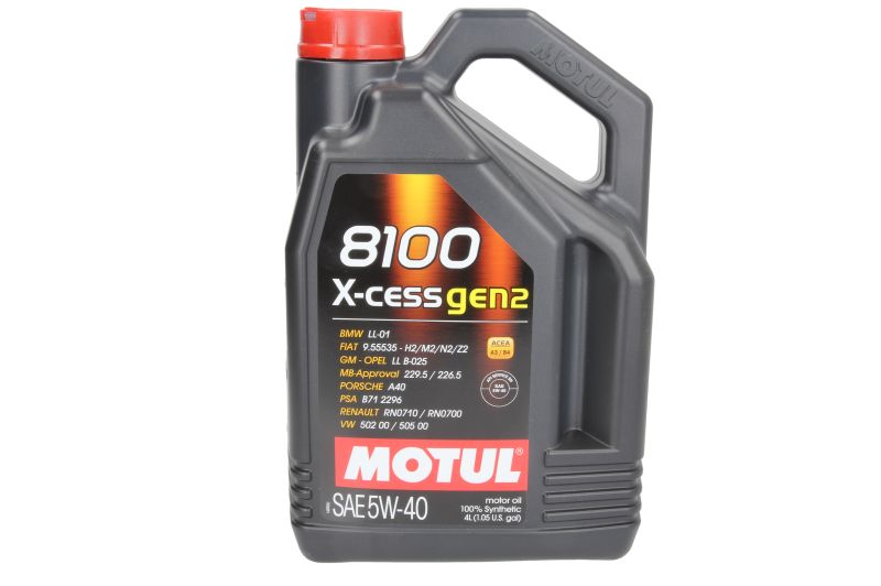 Ulje za motor MOTUL 8100 X-CESS GEN2 5W40 4L