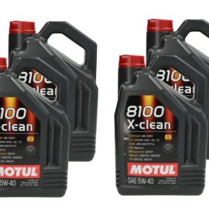 Ulje za motor MOTUL 8100 X-CL. 5W40 C3 5L SET