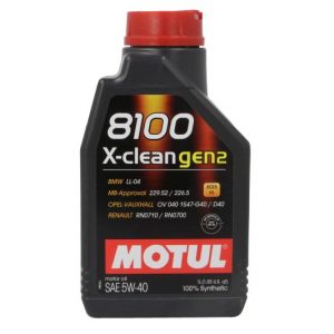 Ulje za motor MOTUL 8100 X-CLEAN GEN2 5W40 1L