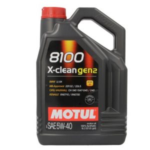Ulje za motor MOTUL 8100 X-CLEAN GEN2 5W40 5L