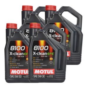 Ulje za motor MOTUL 8100 X-CL.EFE 5W30 5L SET
