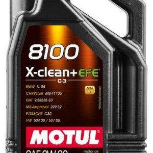 Ulje za motor MOTUL 8100 XCLEAN+ EFE 0W30 5L