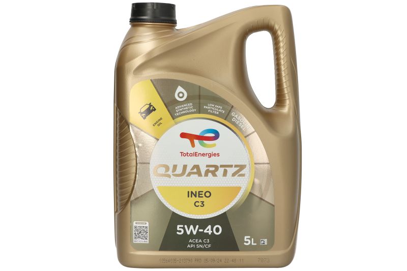 Ulje za motor TOTALENERGIES QUARTZ 5W40 I. C3 5L